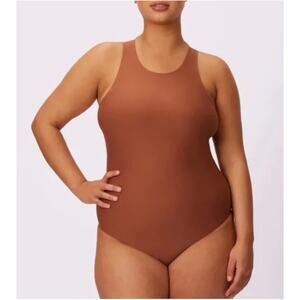 Parade Hourglass Seamless Bodysuit in Maple Brown Size XL XLarge